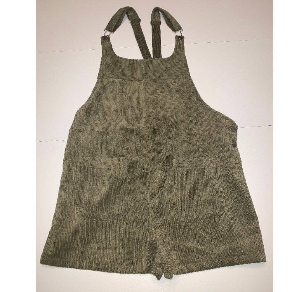 Very J - olive green overalls